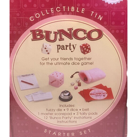 Bunco Party Dice Game 2-12 Players 2004 Fundex Ages 8+ New & Sealed Starter Set - Picture 8 of 8